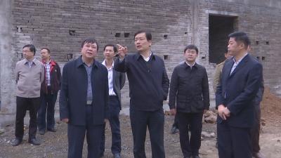 丁小强来我县调研灾后重建工作