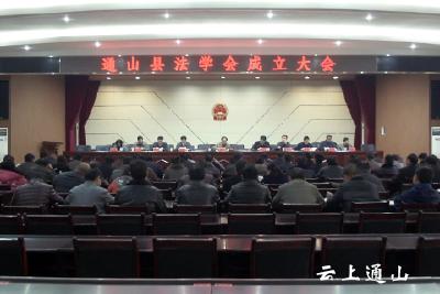 我县法学会成立