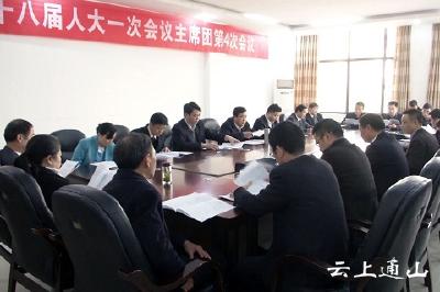县十八届人大一次会议主席团召开第4次会议