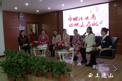 我县举行“巾帼话电商 扬帆正启航”座谈会