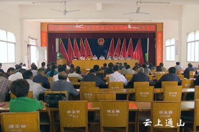 闯王镇启动2017年度城乡居民基本养老保险费征缴工作