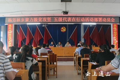 杨芳林乡动员五级代表 聚力脱贫攻坚工作