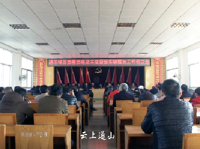 通羊镇召开禁鞭禁麻及非法营运车辆整治工作会