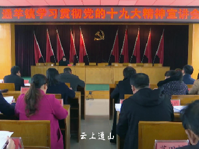 通羊镇召开学习贯彻党的十九大精神宣讲会 