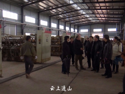 石玉华赴县经济开发区调研项目建设 
