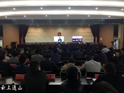 【动态】我县组织收听收看湖北省第三环境保护督查组督查咸宁市动员汇报电视电话会