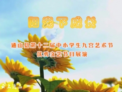 通山县第十二届中小学生九宫艺术节优秀文艺节目展演开场白