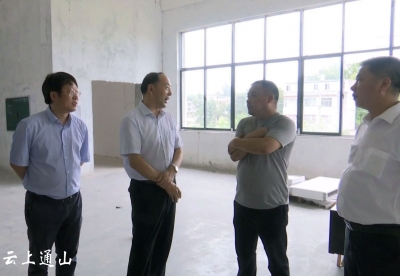 省经信委来我县开展二季度在建重大项目和增长点调研  