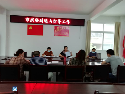 长江云——市残联领导到我县指导残疾人工作  