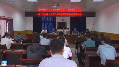 V视 |全市村级“三资”清理监管及债务化解推进会在通山召开  