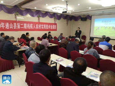 通山县残联举办2020年第二期农村残疾人实用技术培训  