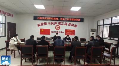 大路乡召开疫情防控流调、消杀工作专题培训会