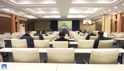 V视 |通山县收听收看2021年全省、全市春运电视电话会议