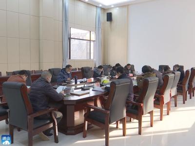 V视丨县委政法委召开2021年第一次全体会议暨平安通山建设领导小组组长会议