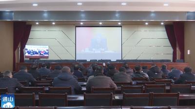 V视 | 通山组织收听收看全国春季农业生产工作电视电话会议  