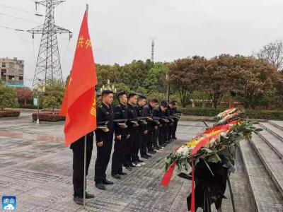 ​【党史学习教育】 县城管局第三党支部开展主题党日活动  