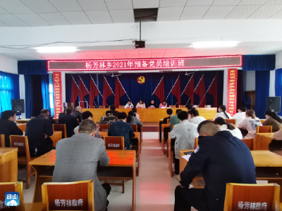 杨芳林乡举行2021年入党积极分子和预备党员培训班  