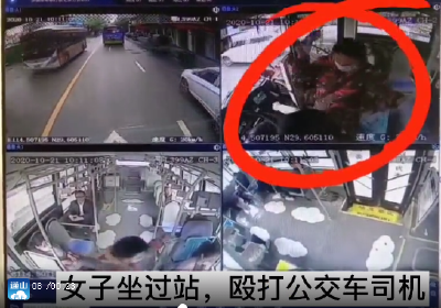 长江云——V视 |​  活该！通山女子殴打公交司机获刑六个月