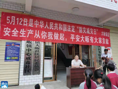 大畈镇：“5·12防灾减灾日”宣传活动