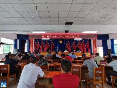 杨芳林乡：召开安全生产大排查工作会