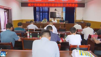 V视 |全市高标准农田建设项目工作推进会在通山县召开