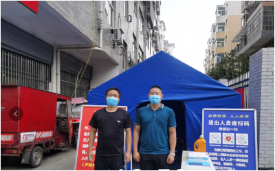 通山铁塔：配合社区联防联控，打好疫情防控阻击战