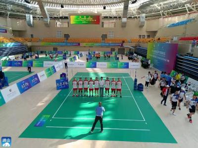 通山县通羊镇代表队喜获十四届运动会群众赛事气排球：农村乡镇（男子中年组）全国第十名