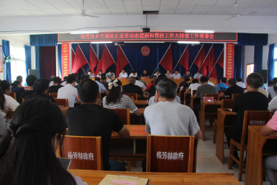 杨芳林乡召开推进防止返贫动态监测和帮扶工作大排查会议