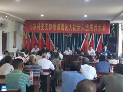 燕厦乡：扎实有序推进村（社区）两委换届工作