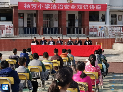 杨芳林乡：法治讲堂进校园 普法宣传入人心