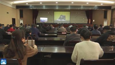 V视丨通山组织收听收看全国防汛抗旱工作电视电话会议