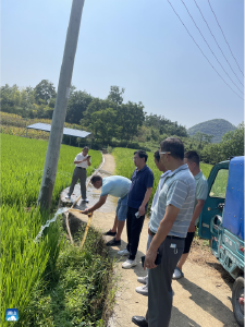 【“一下三民”实践活动·乡村故事】县农业农村局：长丰稻田“口渴” 驻村干部“送水”