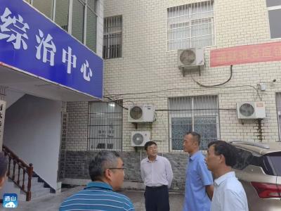 市委政法委调研组到南林桥镇调研平安建设工作