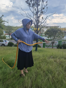 【坚决打赢抗大旱保民生攻坚战】迎宾路小学：开展“抗旱育苗  美化校园”活动