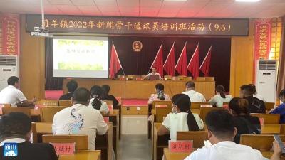 学方法 补短板 强本领！通羊镇：组织开展2022年新闻骨干通讯员培训班