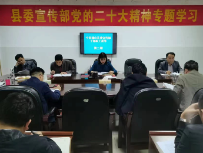 【深入学习贯彻党的二十大精神】形式上实行“三小”  行动上做到“三争”  通山县宣传贯彻党的二十大精神达到“立竿见影”