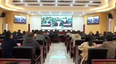 V视 |通山组织收听收看全省冬春农田水利建设暨秋冬“三农”重点工作推进电视电话会议