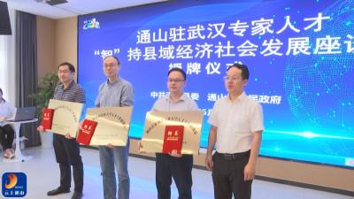 V视 | 通山县召开驻武汉专家人才“智”持县域经济社会发展座谈会