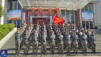 湖北省通山县人武部集中开展9.3抗战胜利日读书会暨全民国防教育月系列活动，砥砺强军报国的初心使命