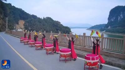 燕厦乡金坑村：金坑鼓舞，敲响国庆祝福 