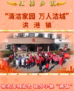 【清洁家园 万人洁城】红榜乡镇：洪港镇  