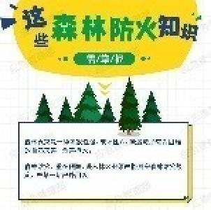 防患于未“燃” 点击查收一份森林防火小知识