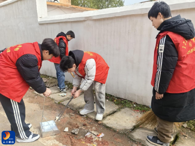 弘扬雷锋精神 共建洁净家园——杨芳中学开展爱国卫生志愿清扫活动
