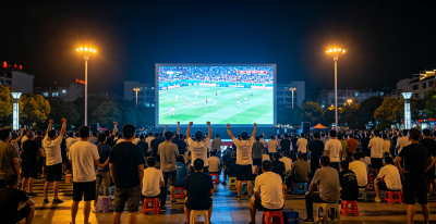 楚超没抢到票？别慌，我们一起到观赛点为家乡球队呐喊！