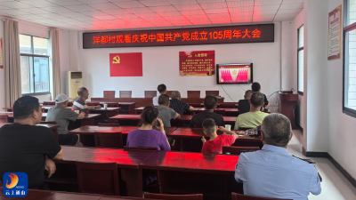通羊镇洋都村开展丰富多彩活动 ——庆祝中国共产党成立105周年
