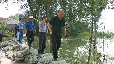 省农业厅领导检查指导灾后恢复生产工作