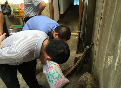 应城市食药监局到灾民安置点保障食品安全