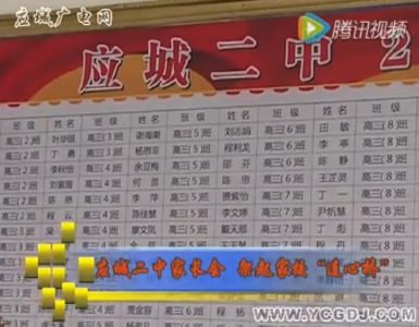 应城二中家长会 架起家校“连心桥”