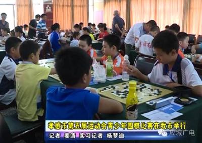 孝感市第五届运动会青少年围棋比赛在我市举行 