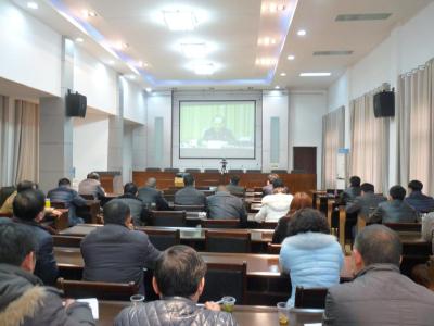 我局组织收看全国春季田管暨春耕备耕工作视频会议